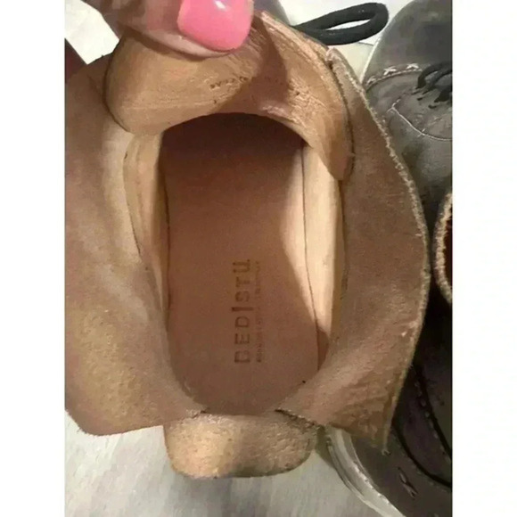 Bed Stu casual Men's Bowery Sneaker Boot -‎ Black Driftwood Us 10 - Picture 4 of 9